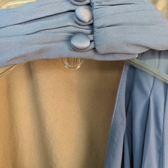 Ann Taylor Blue Halter Dress - Picture 2 of 5